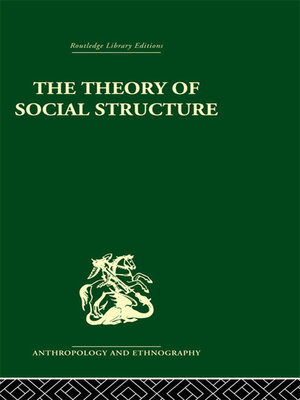 cover image of The Theory of Social Structure